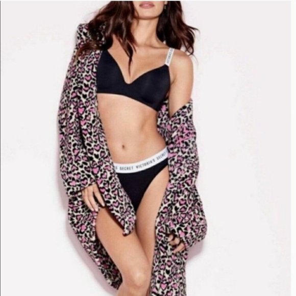 NWT Victoria's Secret Pink Heart Cheetah Vibe XS - Picture 3 of 9